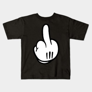 MIDDLE FINGER CUTE Kids T-Shirt